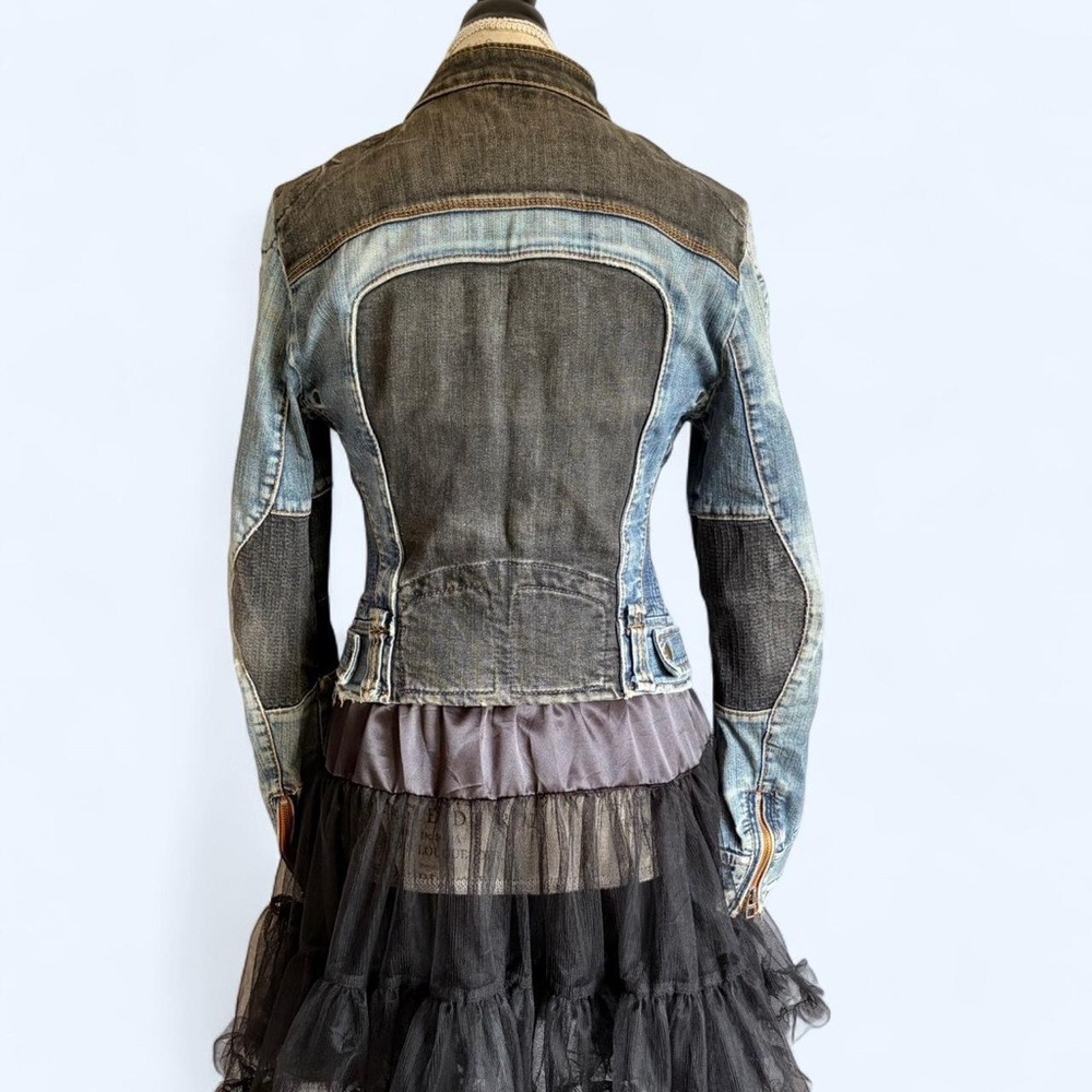 Vintage Distressed Miss Sixty biker jacket - Picture 3 of 9